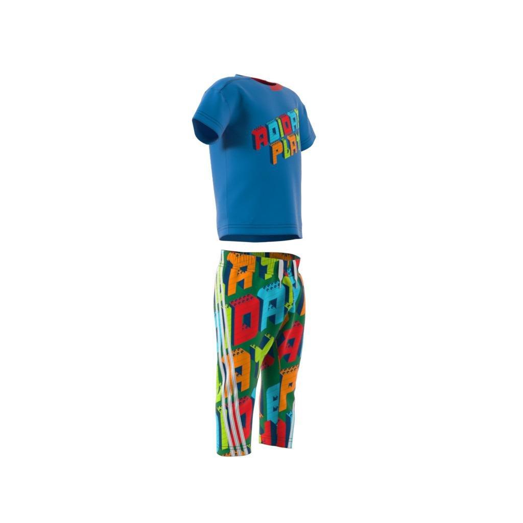 Unisex Classic Lego Tee And Pants Set, Blue, A901_ONE, large image number 7