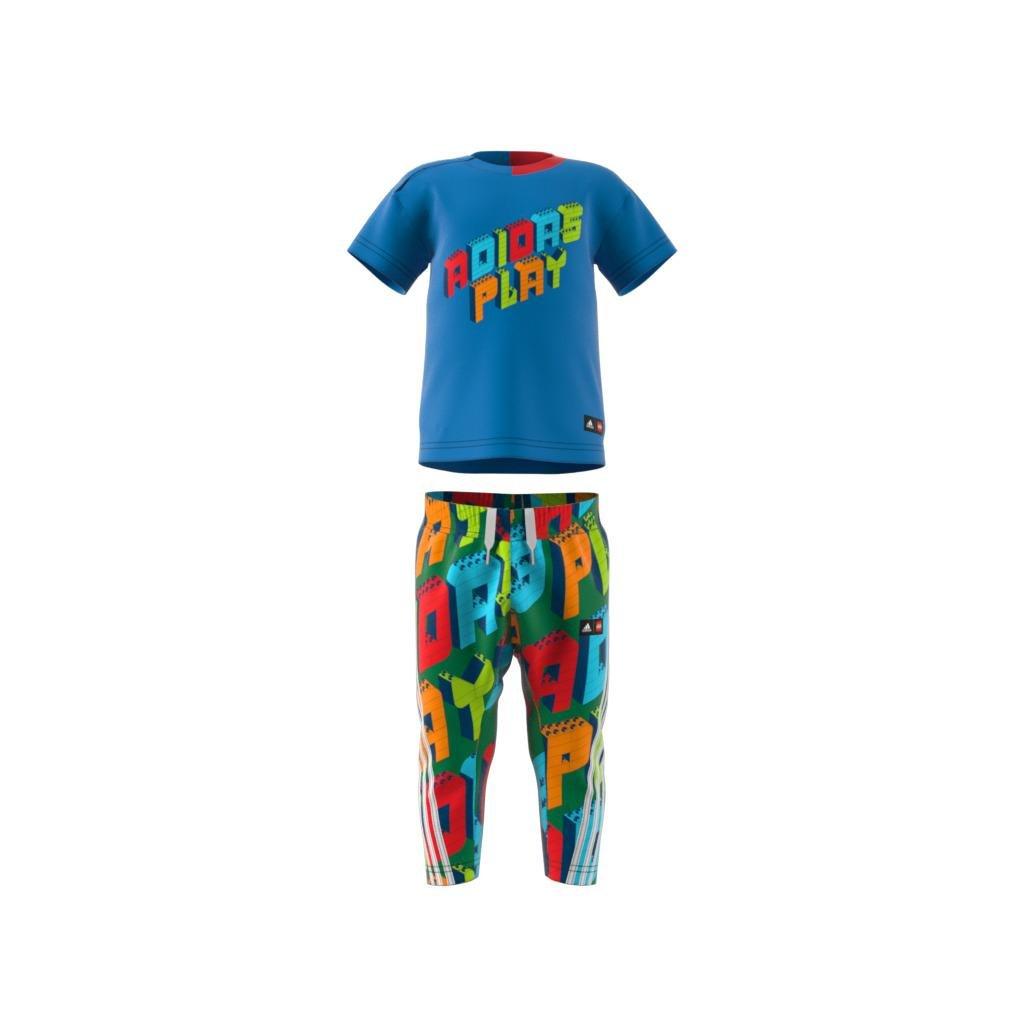 Unisex Classic Lego Tee And Pants Set, Blue, A901_ONE, large image number 9