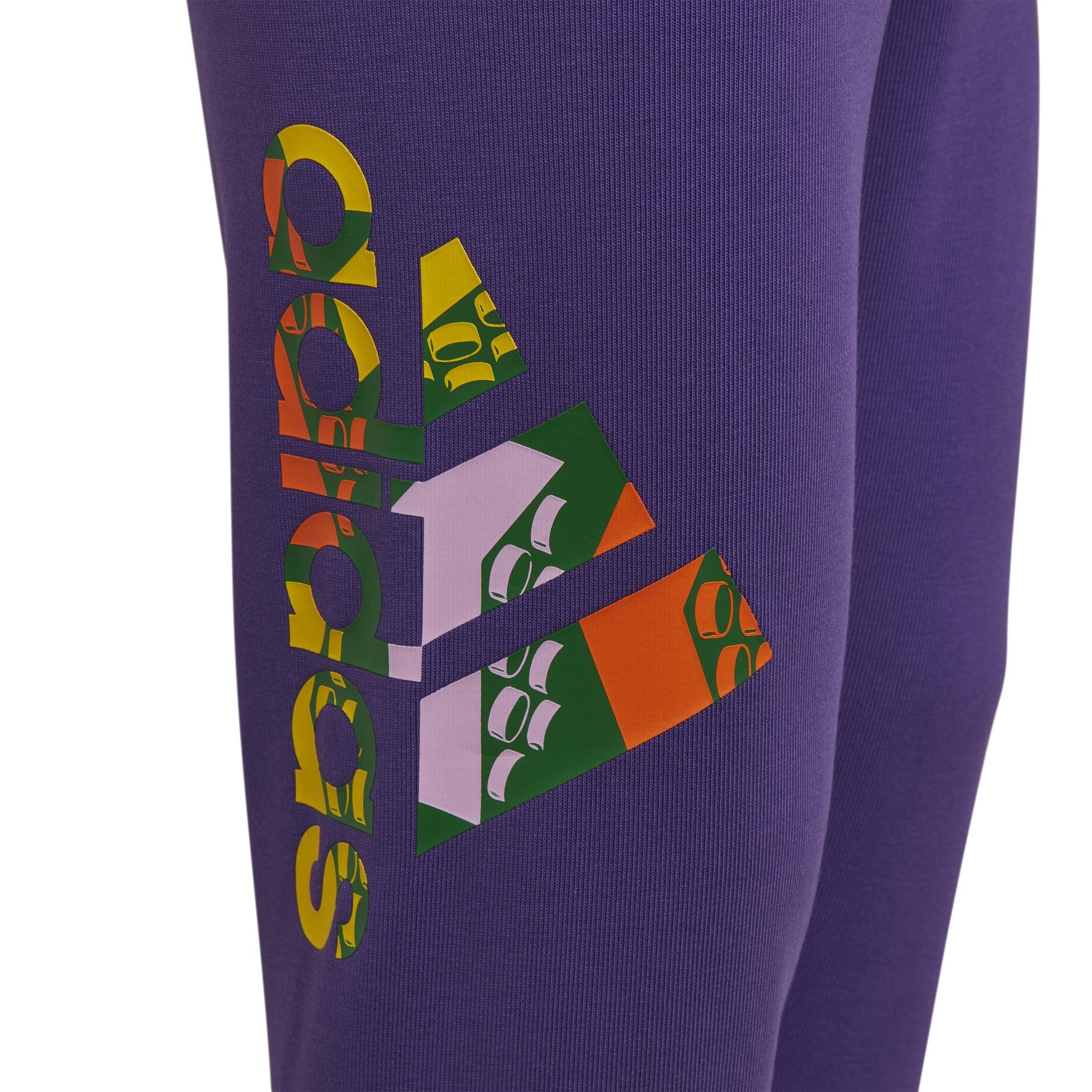 Unisex Classic Lego Tights, Purple, A901_ONE, large image number 5