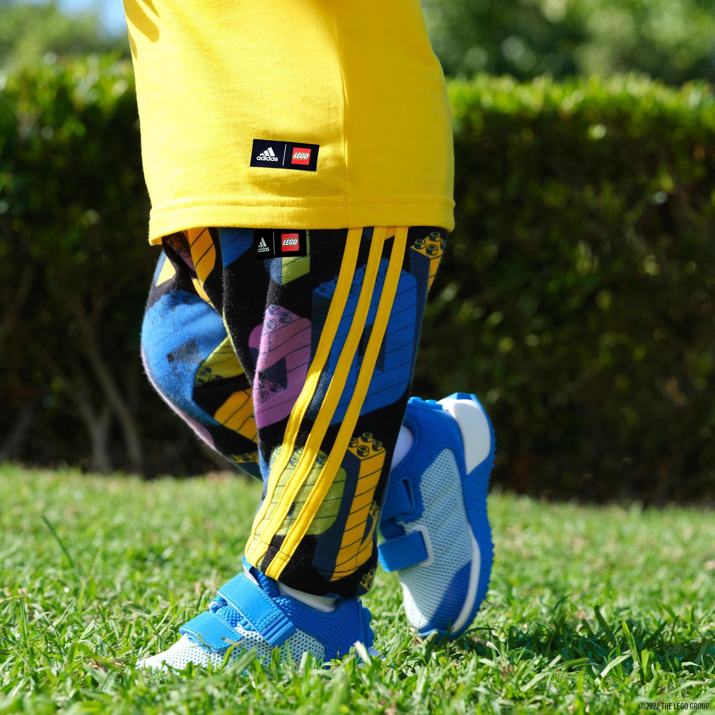 Unisex Kids Classic Lego Tee And Pants Set, Yellow, A901_ONE, large image number 1