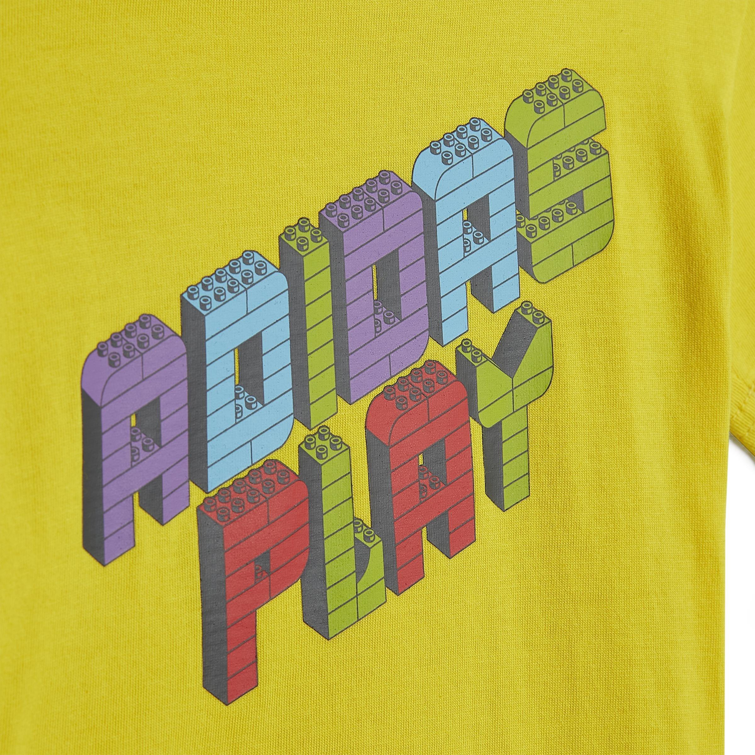 Unisex Kids Classic Lego Tee And Pants Set, Yellow, A901_ONE, large image number 8