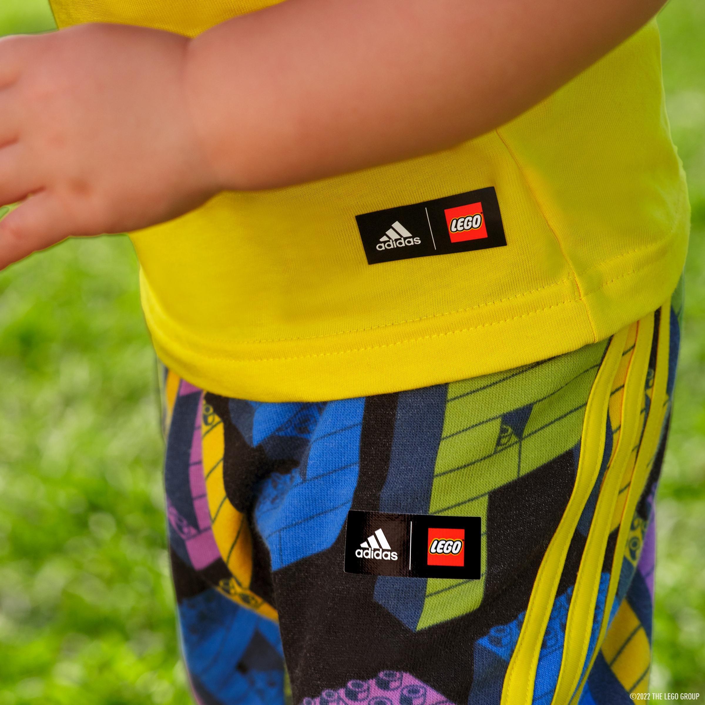 Unisex Kids Classic Lego Tee And Pants Set, Yellow, A901_ONE, large image number 9