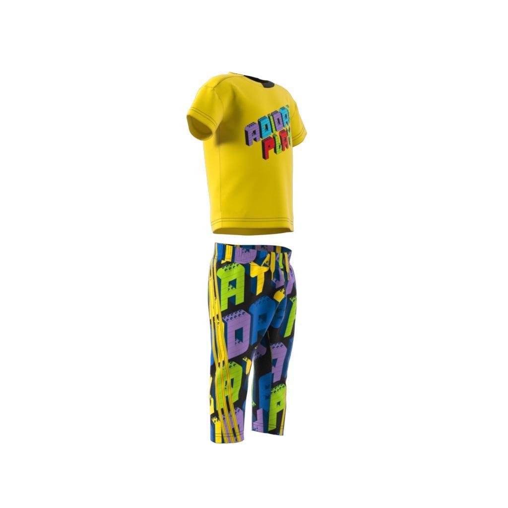 Unisex Classic Lego Tee And Pants Set, Yellow, A901_ONE, large image number 12