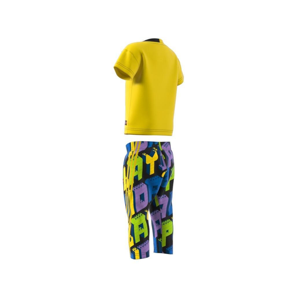Unisex Kids Classic Lego Tee And Pants Set, Yellow, A901_ONE, large image number 14