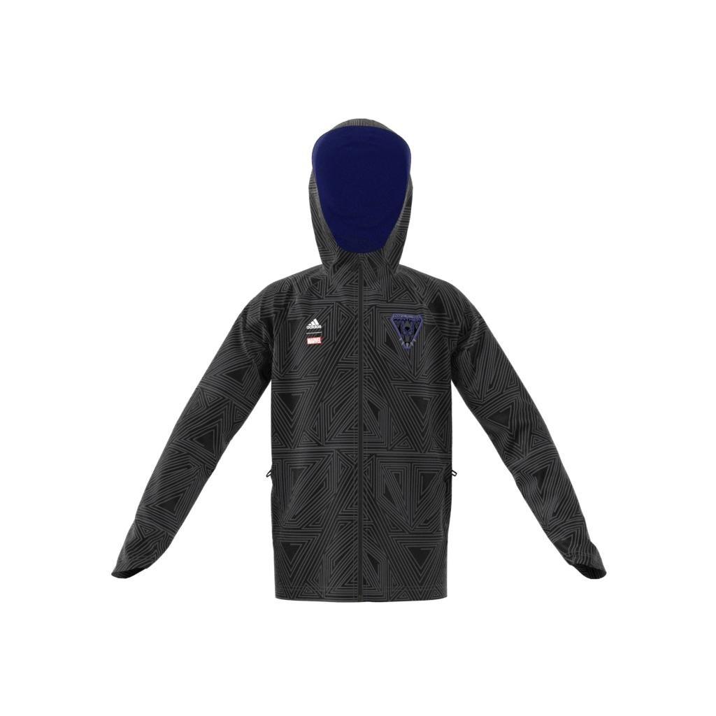 Unisex Kids Marvel Black Panther Fleece Hoodie, Black, A901_ONE, large image number 10