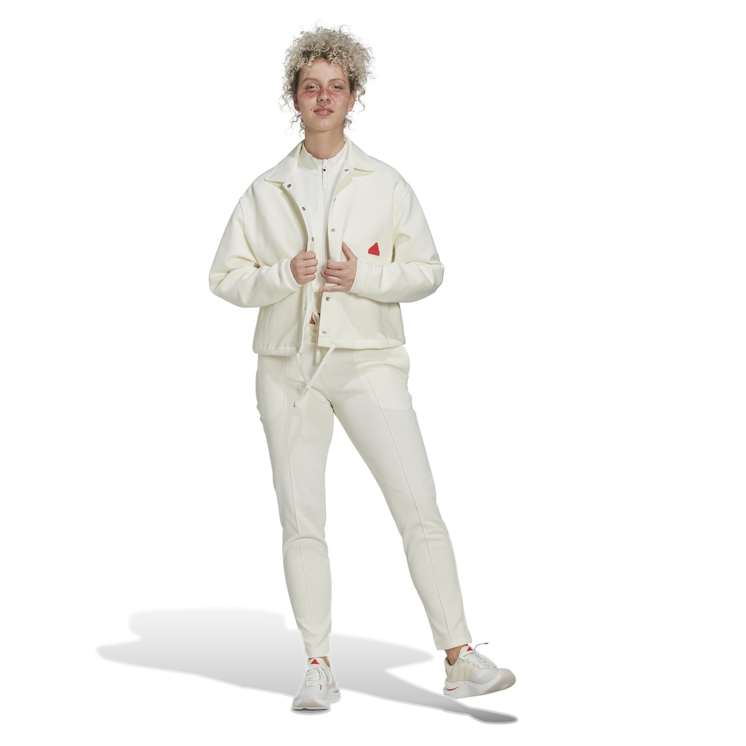 Tricot Joggers, White, A901_ONE, medium