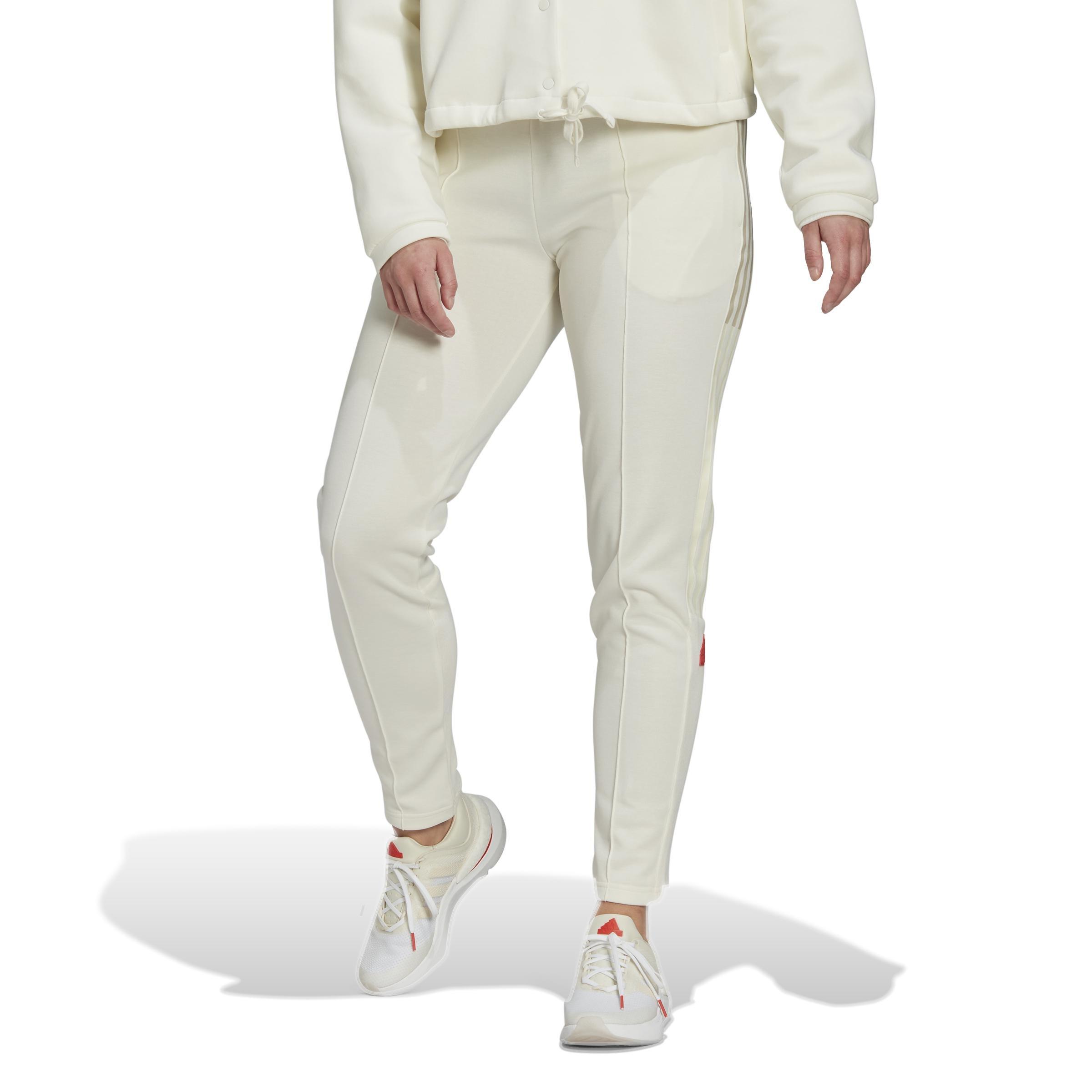 Tricot Joggers, White, A901_ONE, large image number 1
