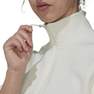 Women Cropped Half-Zip Sweatshirt, White, A901_ONE, thumbnail image number 5