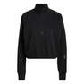 Women Hyperglam Fleece Sweatshirt, Black, A901_ONE, thumbnail image number 1