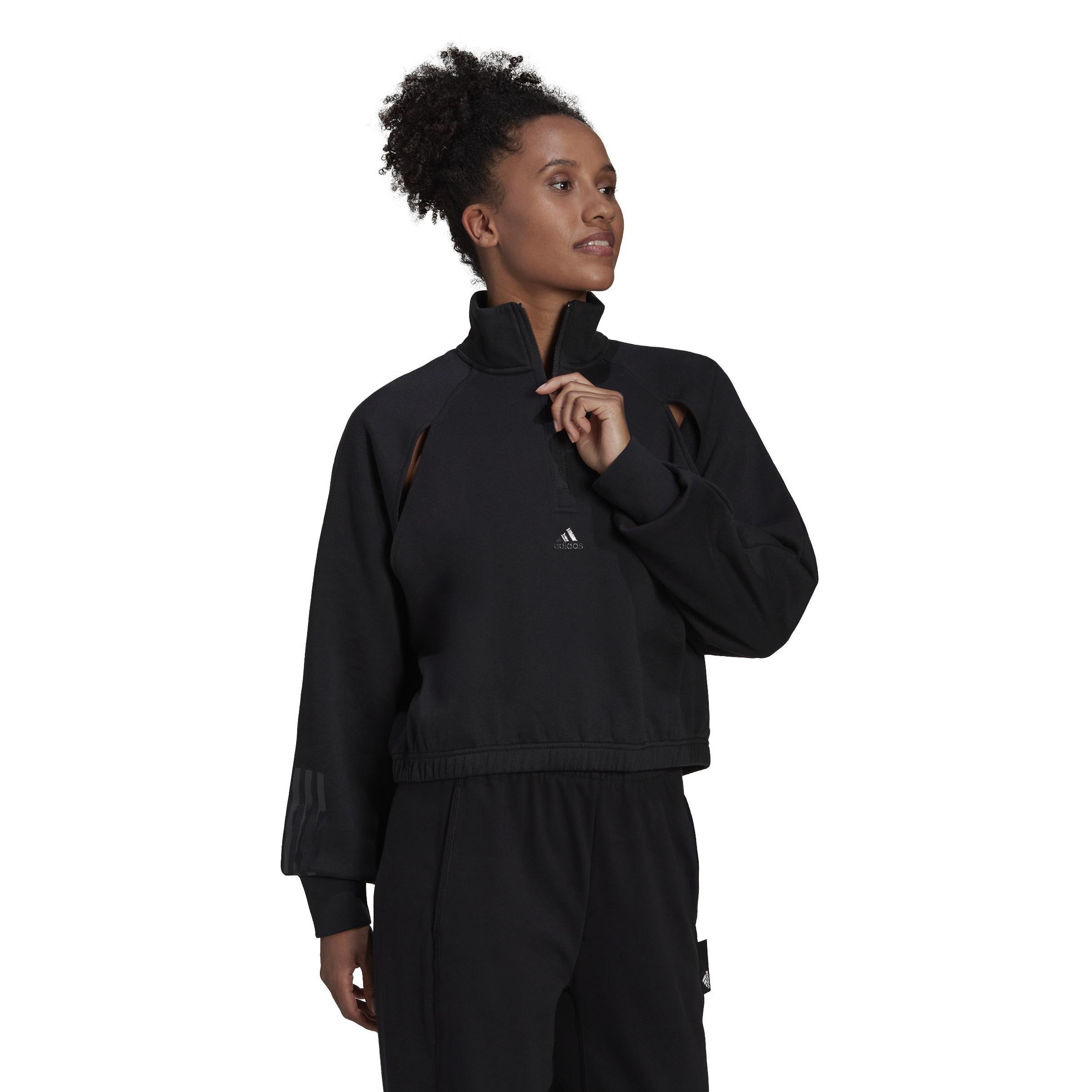 Hyperglam Fleece Sweatshirt, Black, A901_ONE, large image number 9