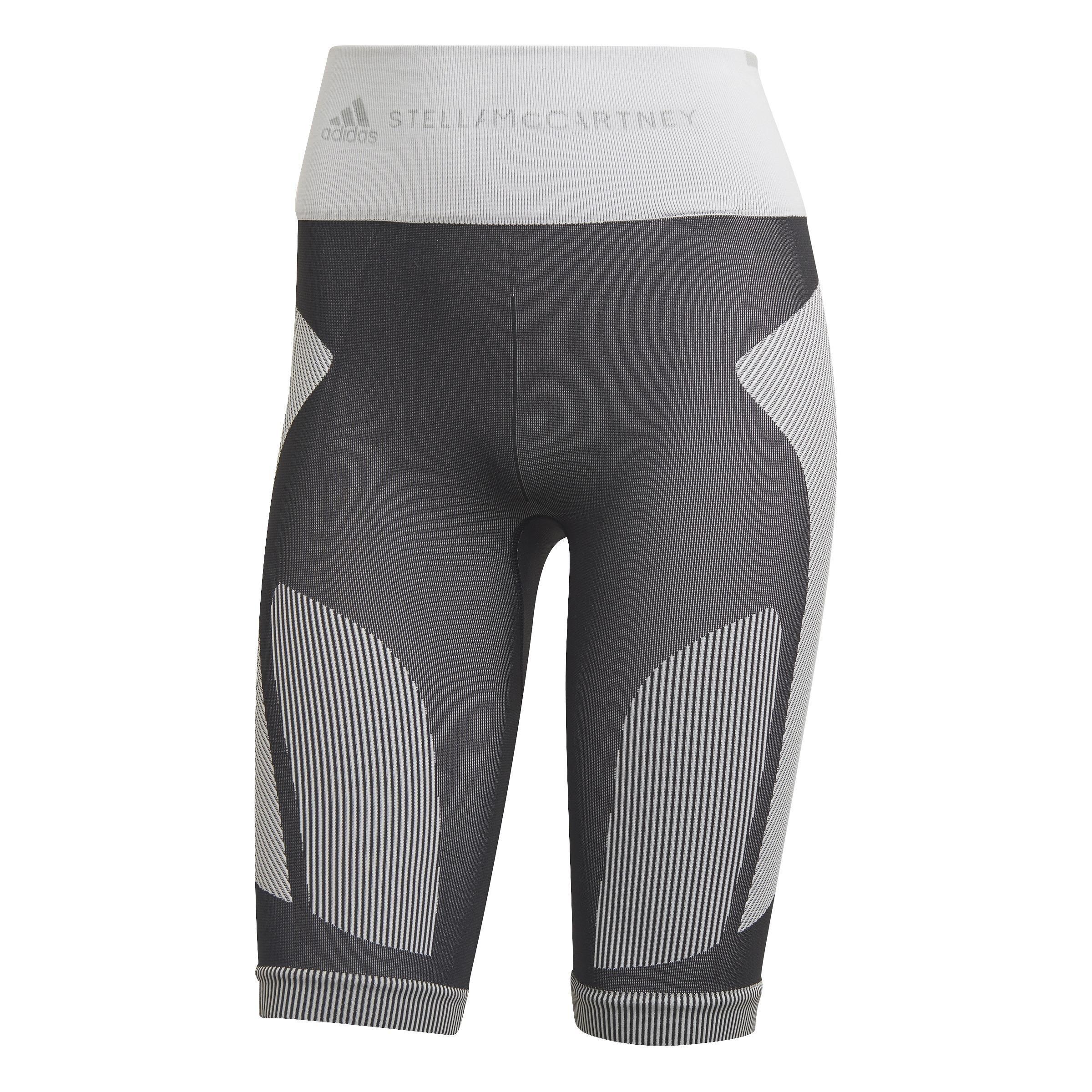 By Stella Mccartney Truestrength Seamless Short Leggings, Black, A901_ONE, large image number 3