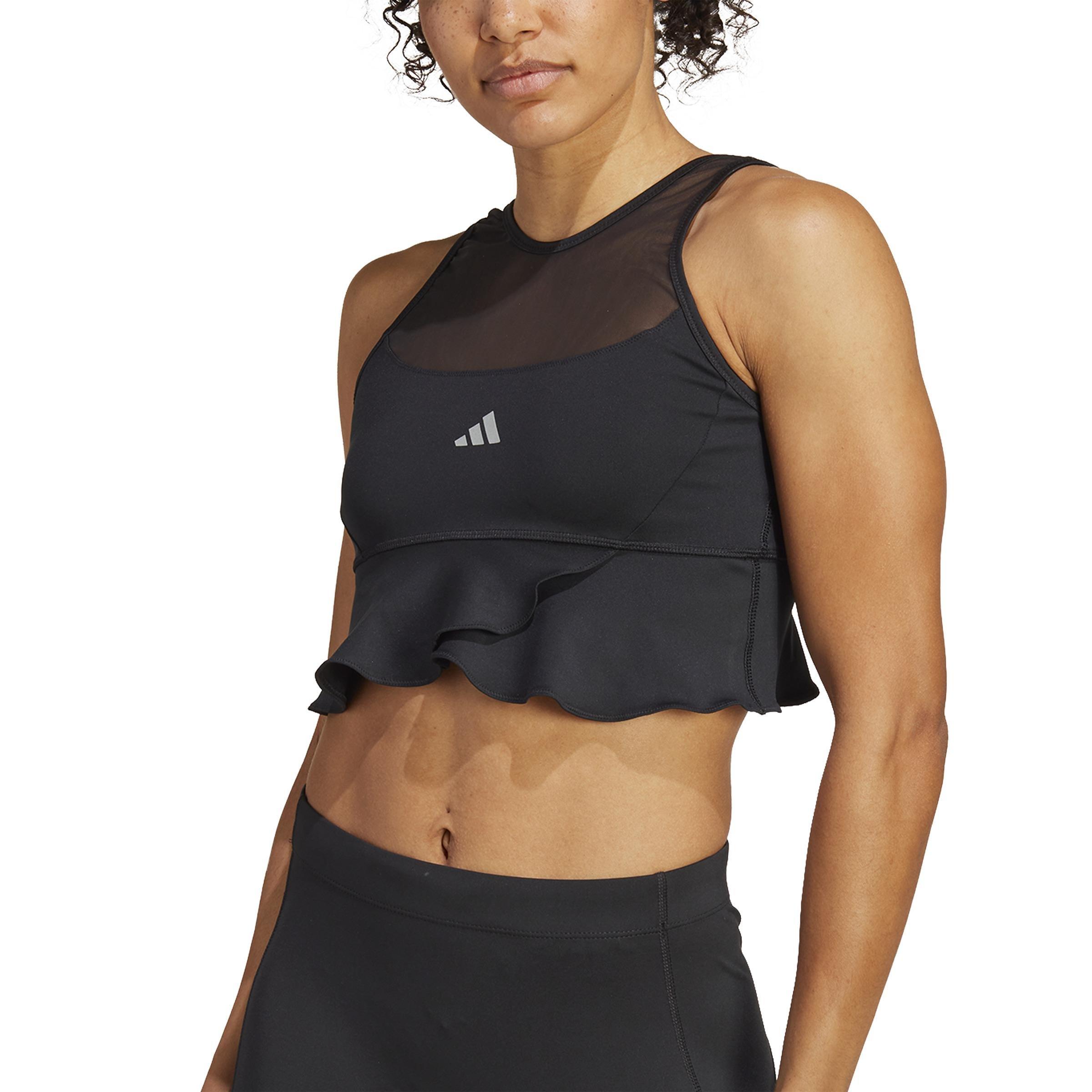 Collective Power Crop Top, Black, A901_ONE, medium