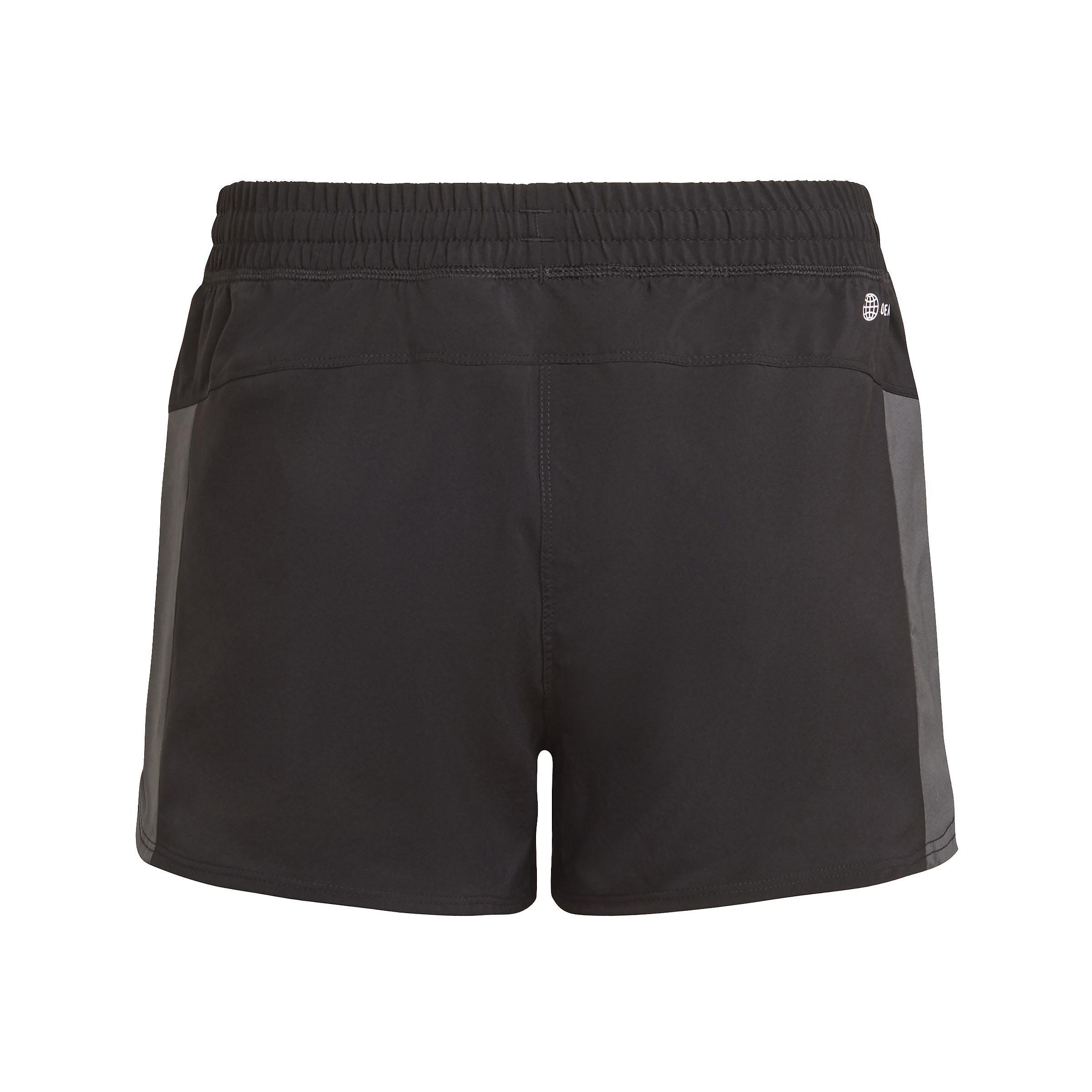 Kids Pacer AEROREADY Sport Icons Training Shorts, Black, A901_ONE, large image number 2