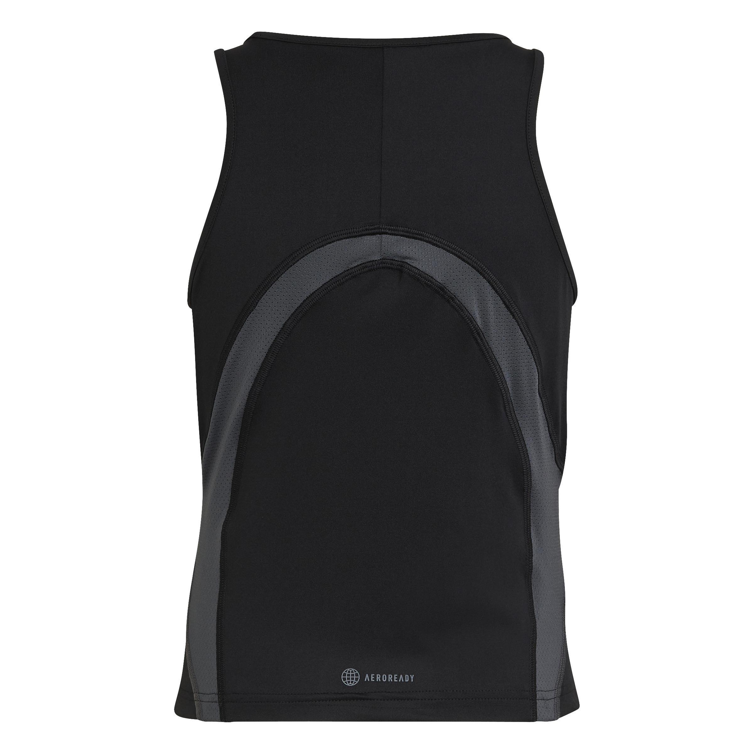 Kids AEROREADY HIIT Tank Top, Black, , large image number 2