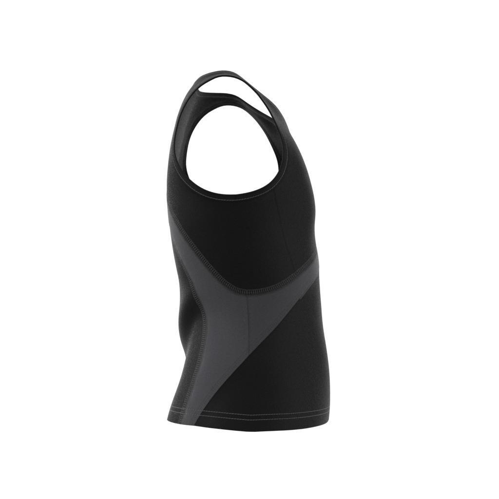 Kids AEROREADY HIIT Tank Top, Black, , large image number 10