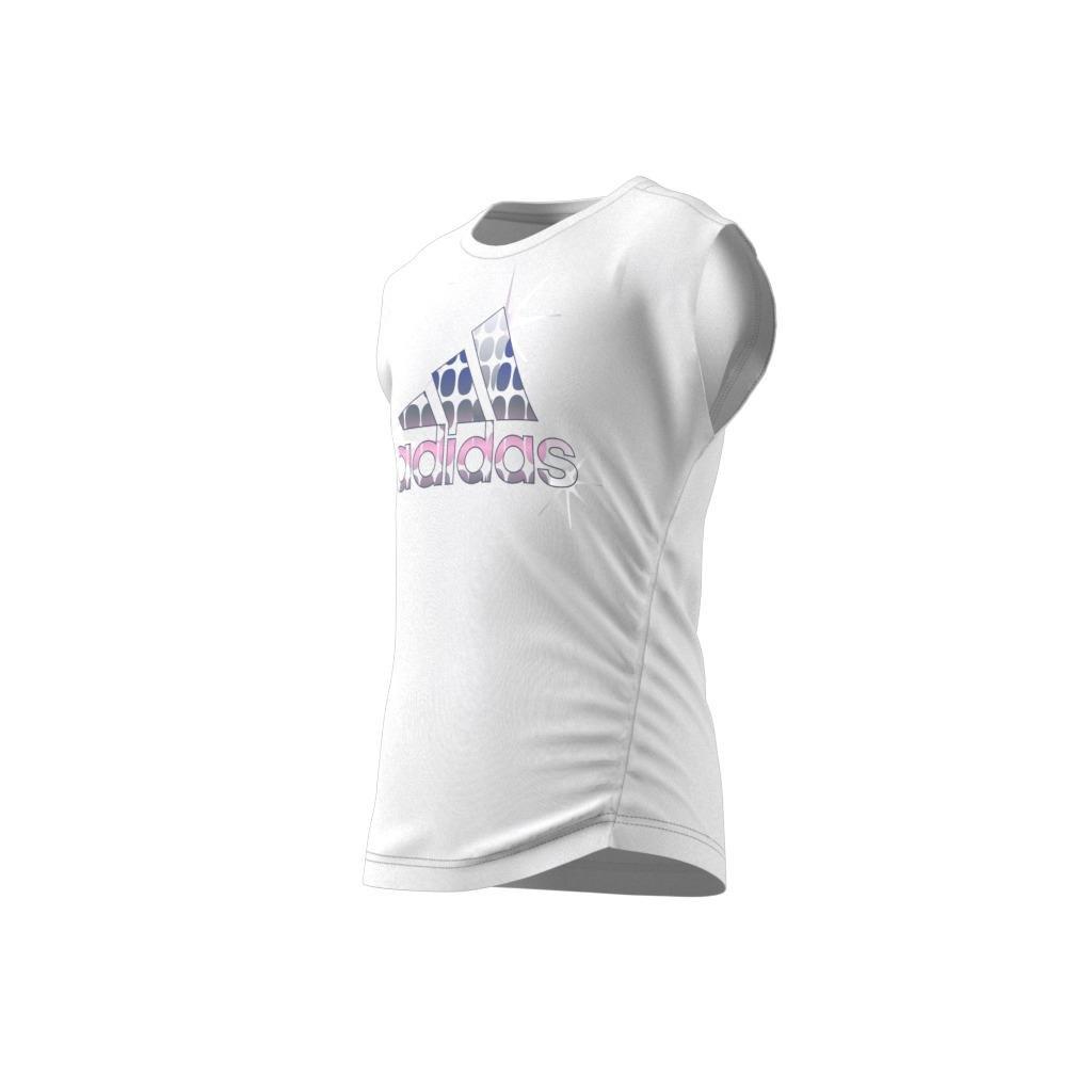 Kids Dance Single Jersey Regular Tank Top, White, , large image number 6