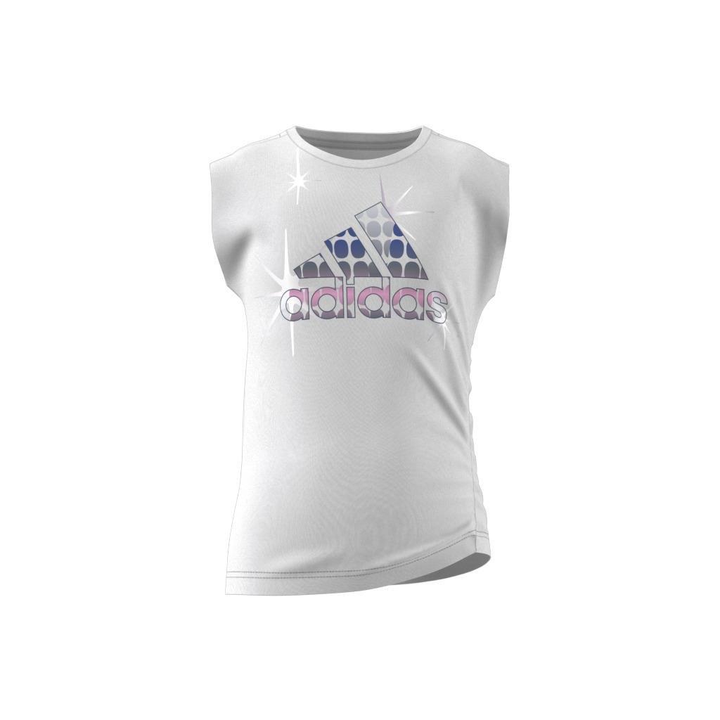 Kids Dance Single Jersey Regular Tank Top, White, , large image number 11