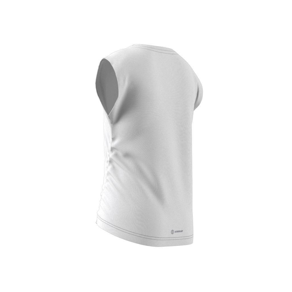 Kids Dance Single Jersey Regular Tank Top, White, , large image number 13