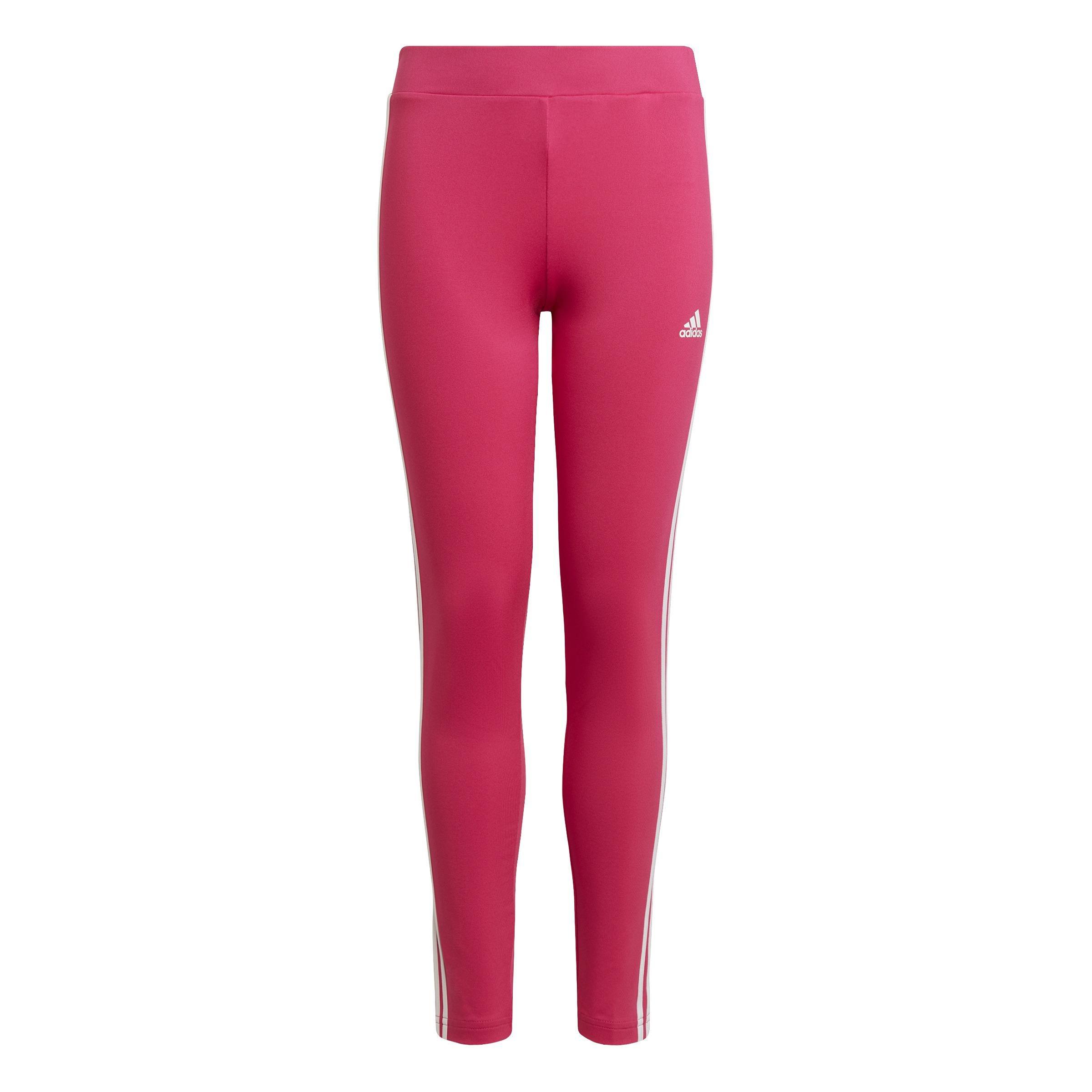 Kids Designed 2 Move 3-Stripes Leggings, Pink, , large image number 1