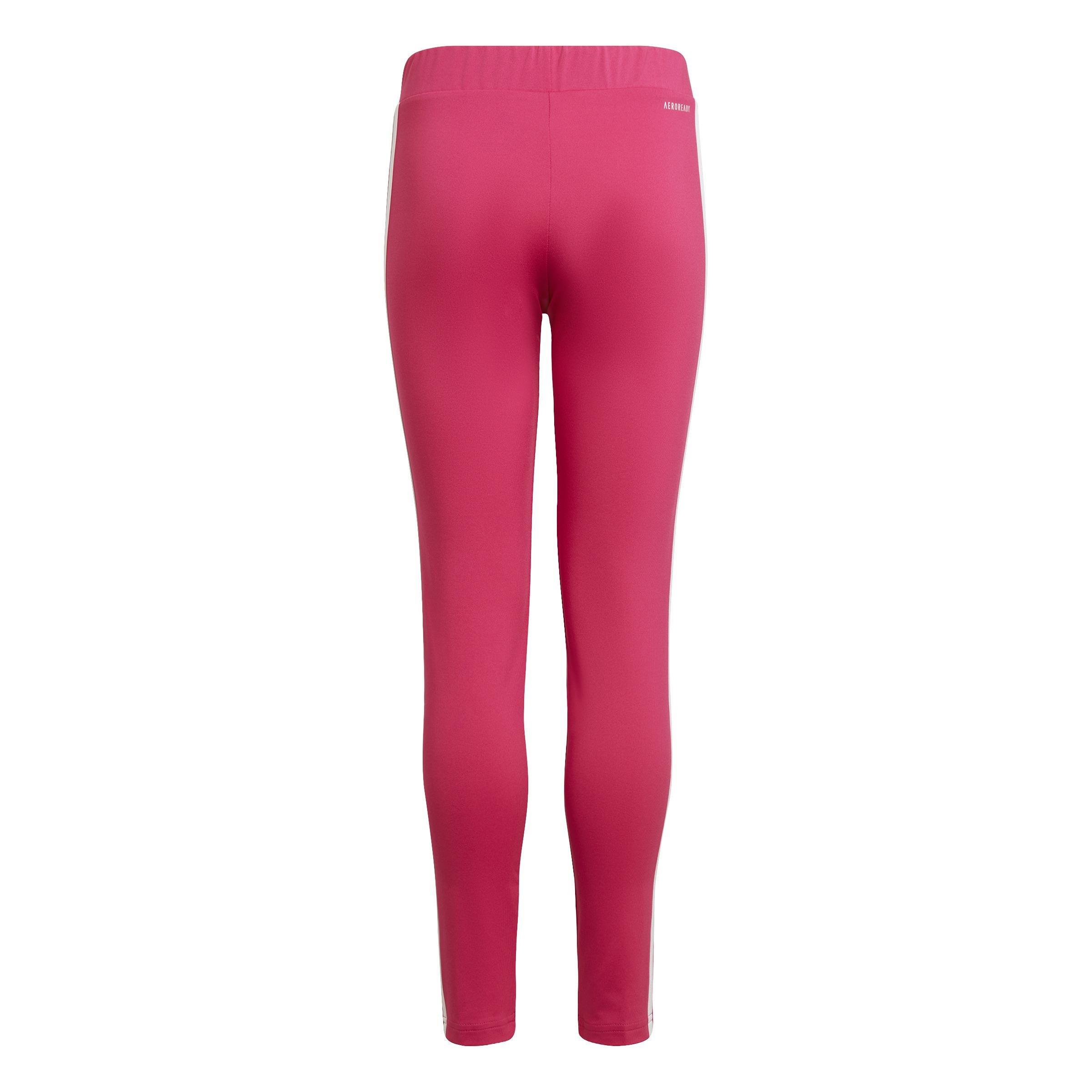 Kids Designed 2 Move 3-Stripes Leggings, Pink, , large image number 2
