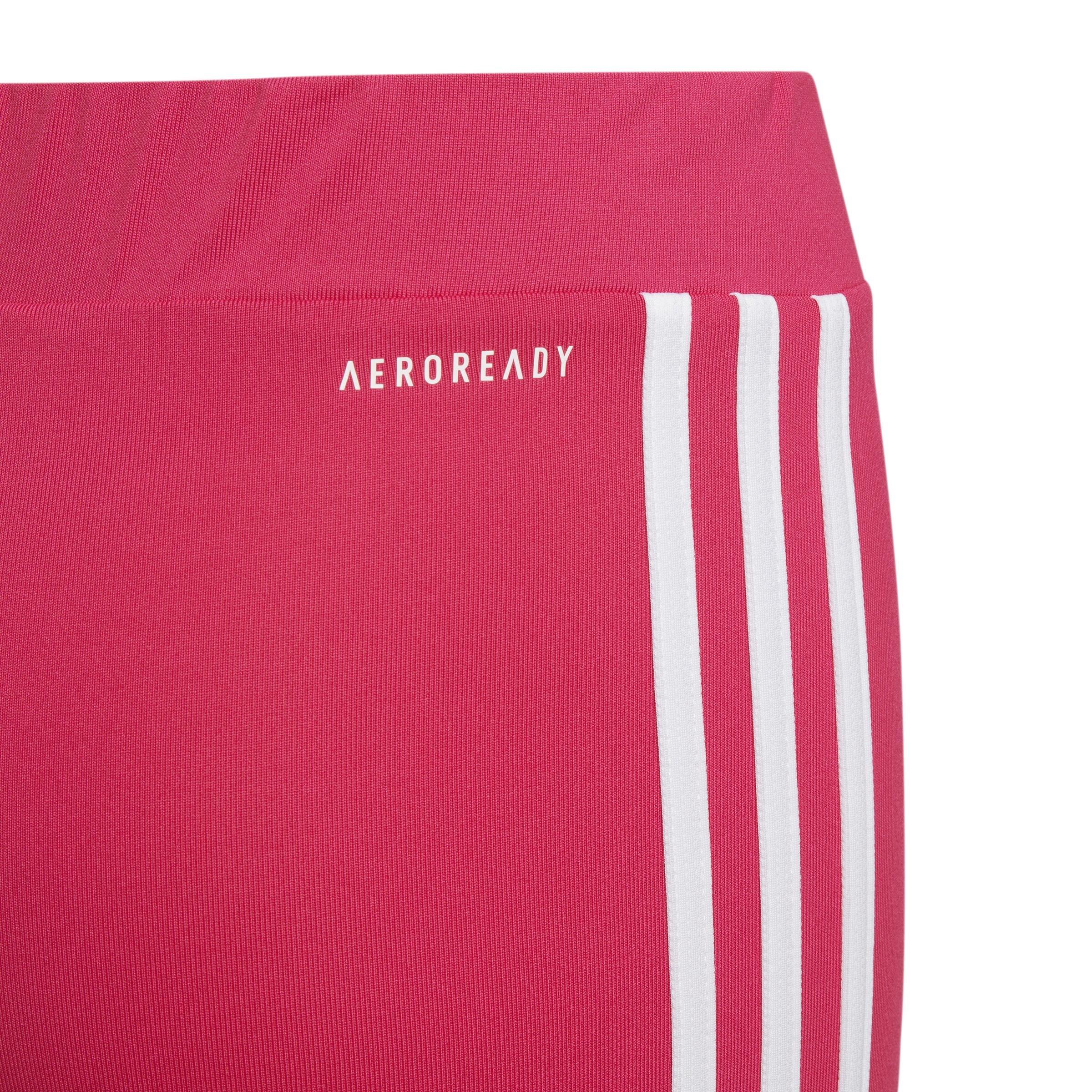 Kids Designed 2 Move 3-Stripes Leggings, Pink, , large image number 3