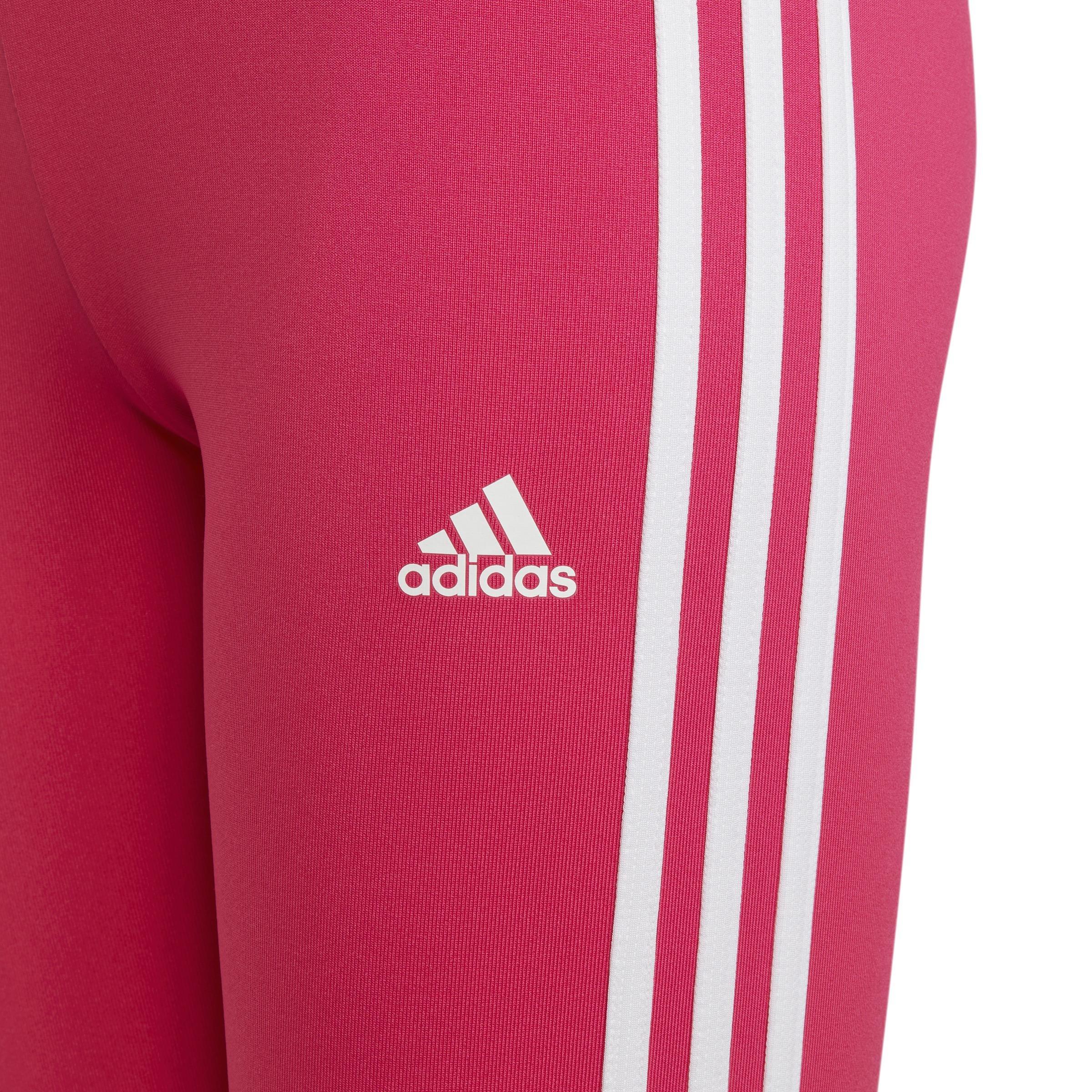 Kids Designed 2 Move 3-Stripes Leggings, Pink, , large image number 4