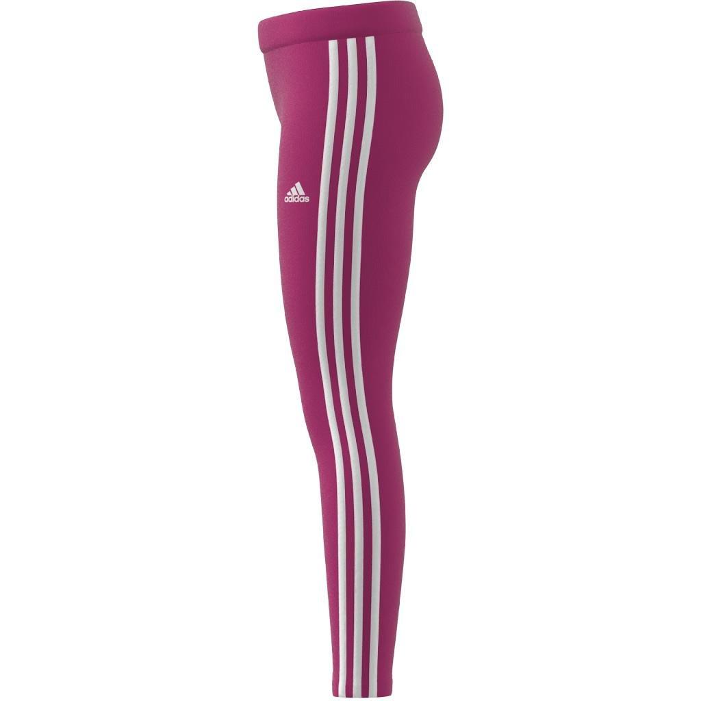 Kids Designed 2 Move 3-Stripes Leggings, Pink, , large image number 8