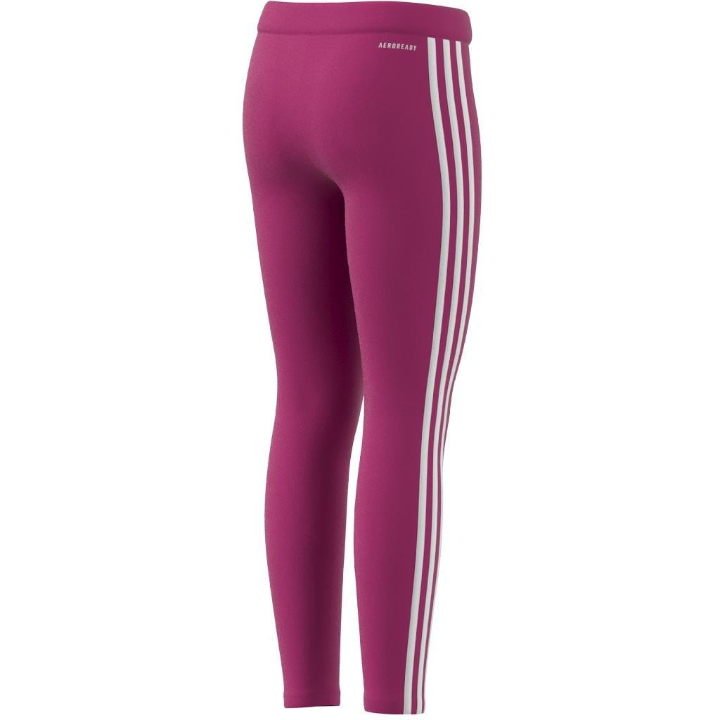 Kids Designed 2 Move 3-Stripes Leggings, Pink, , large image number 9