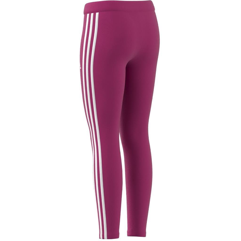 Kids Designed 2 Move 3-Stripes Leggings, Pink, , large image number 10