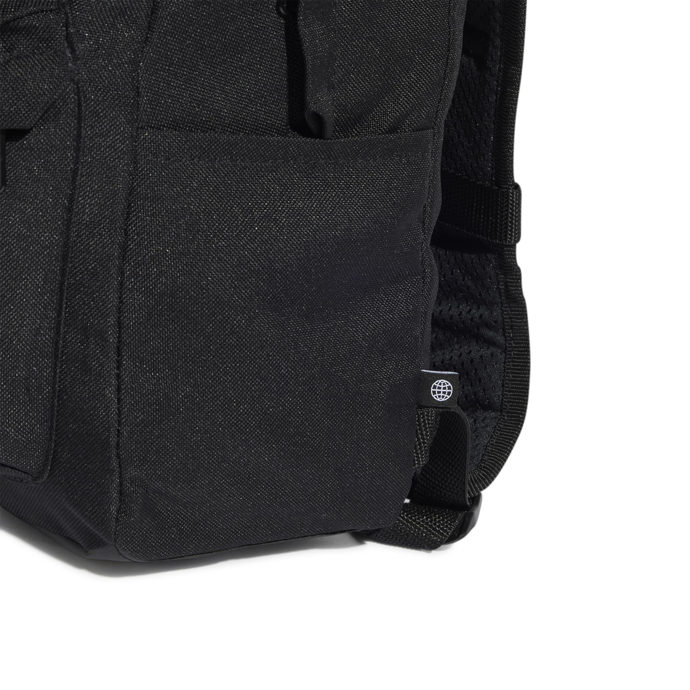 Unisex Kids Logo Backpack, Black, A901_ONE, large image number 6