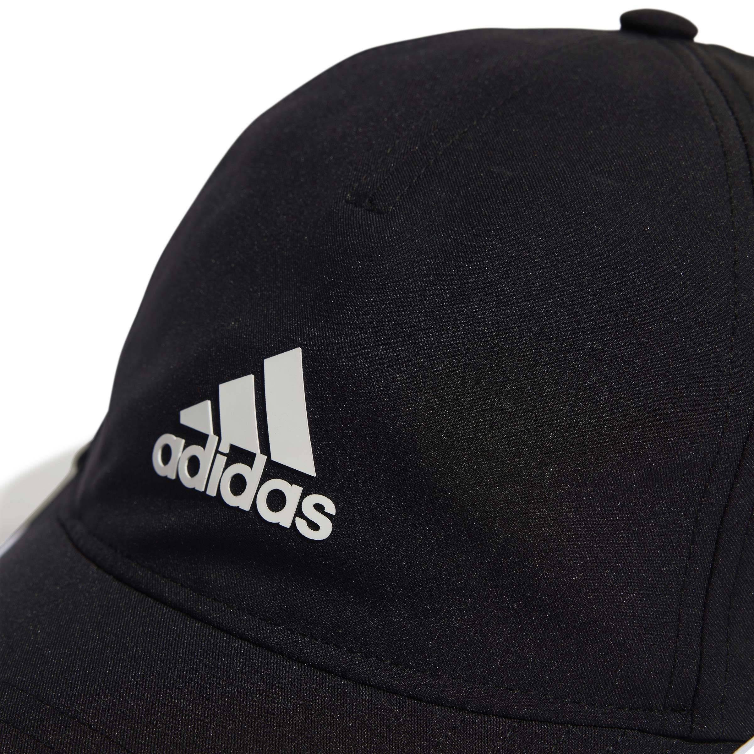 Unisex Aeroready Baseball Sport Cap, Black, , large image number 3