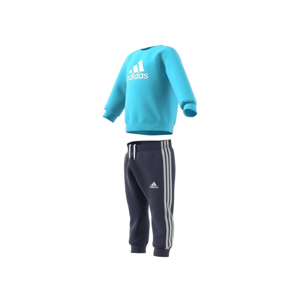Unisex Kids Badge Of Sport Jogger Set, Blue, A901_ONE, large image number 9