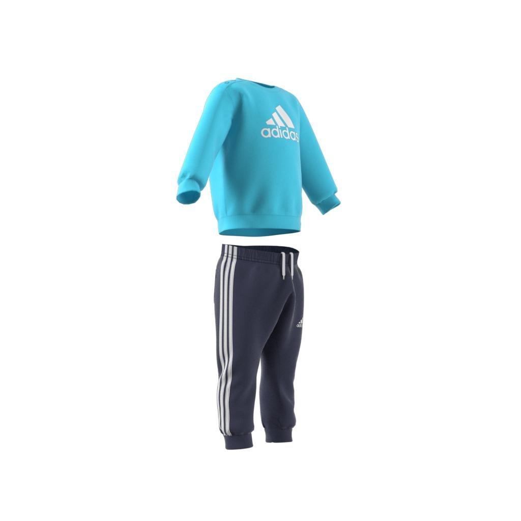 Unisex Kids Badge Of Sport Jogger Set, Blue, A901_ONE, large image number 12