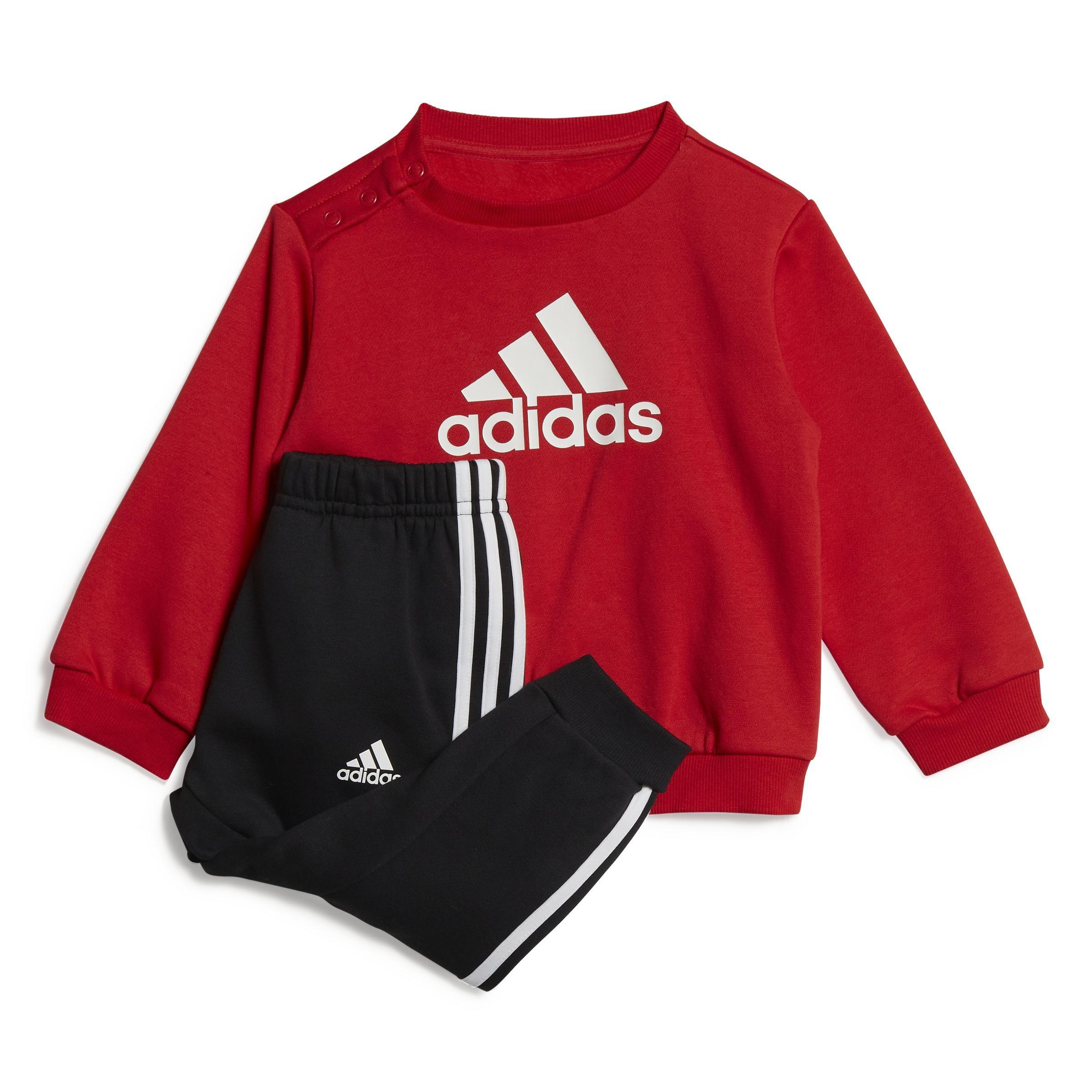 Unisex Kids Badge Of Sport Jogger Set, Red, A901_ONE, large image number 0