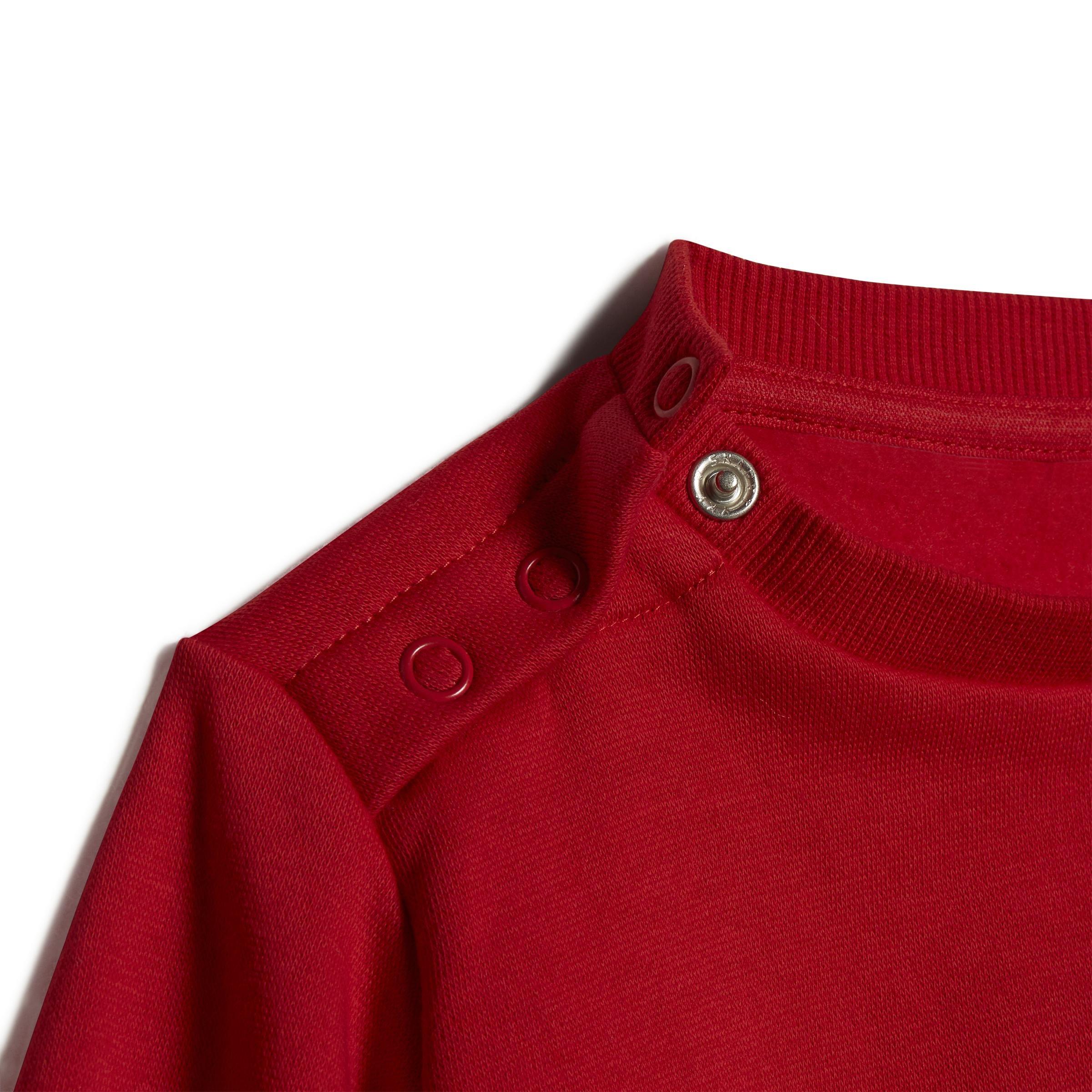 Unisex Kids Badge Of Sport Jogger Set, Red, A901_ONE, large image number 3