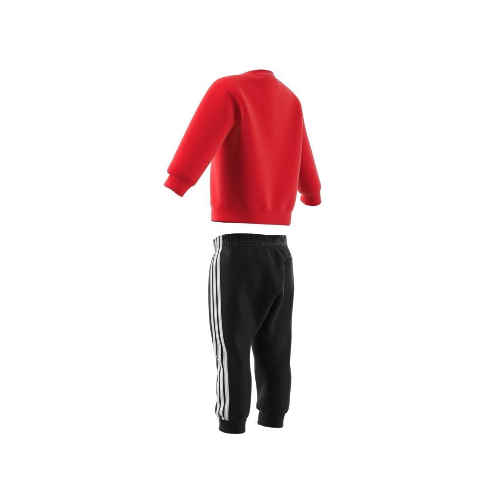 Unisex Kids Badge Of Sport Jogger Set, Red, A901_ONE, large image number 6