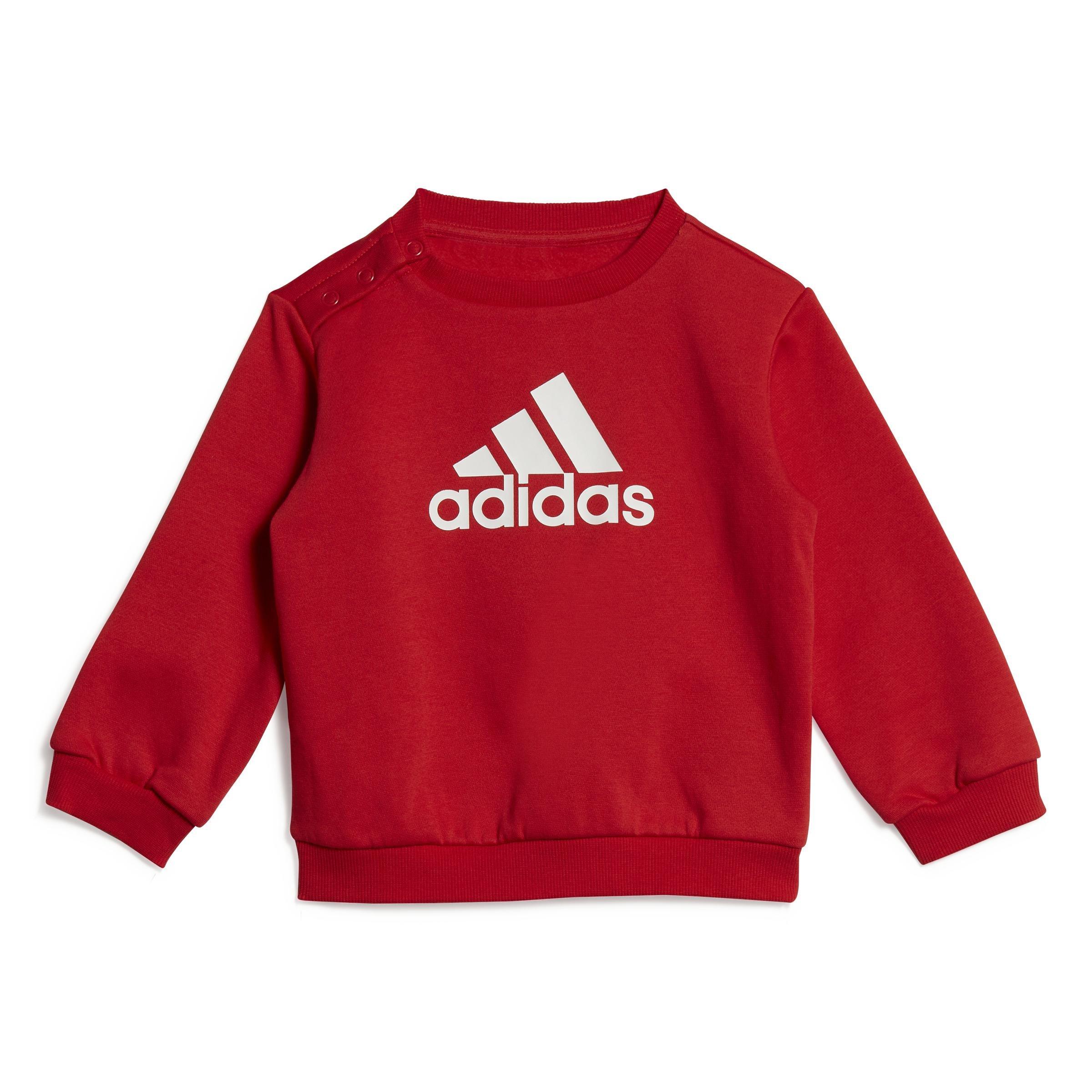 Unisex Kids Badge Of Sport Jogger Set, Red, A901_ONE, large image number 7