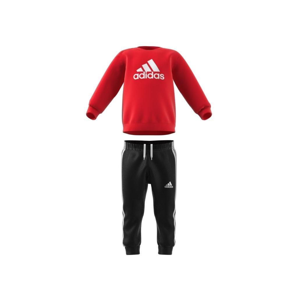 Unisex Kids Badge Of Sport Jogger Set, Red, A901_ONE, large image number 10