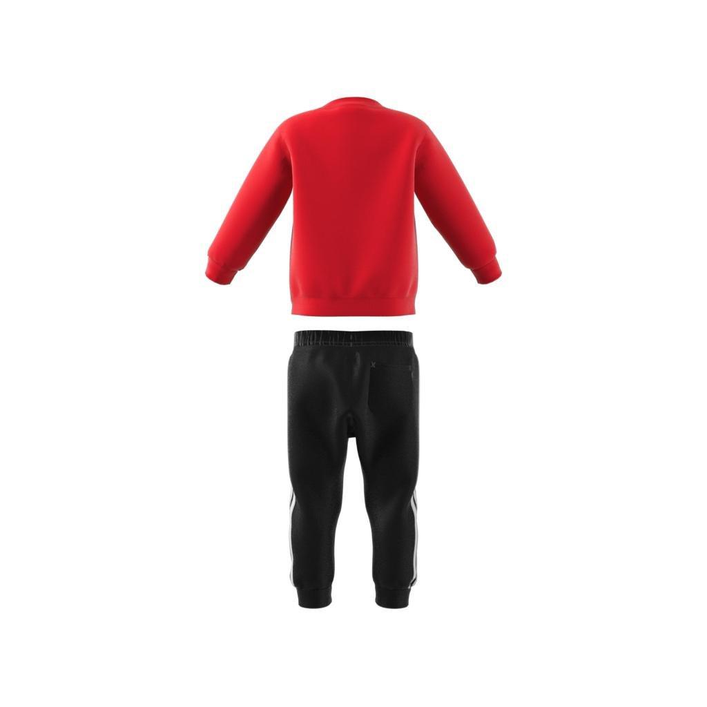Unisex Kids Badge Of Sport Jogger Set, Red, A901_ONE, large image number 12