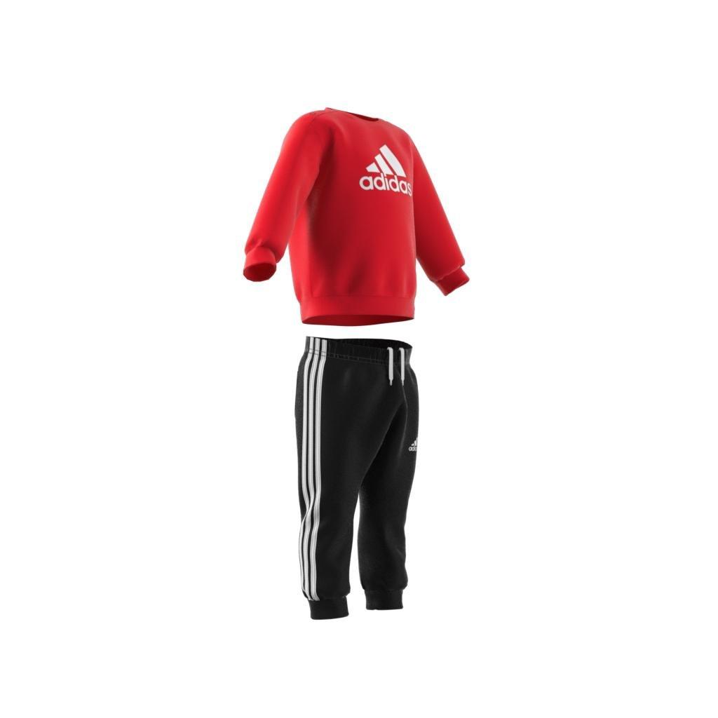 Unisex Kids Badge Of Sport Jogger Set, Red, A901_ONE, large image number 13