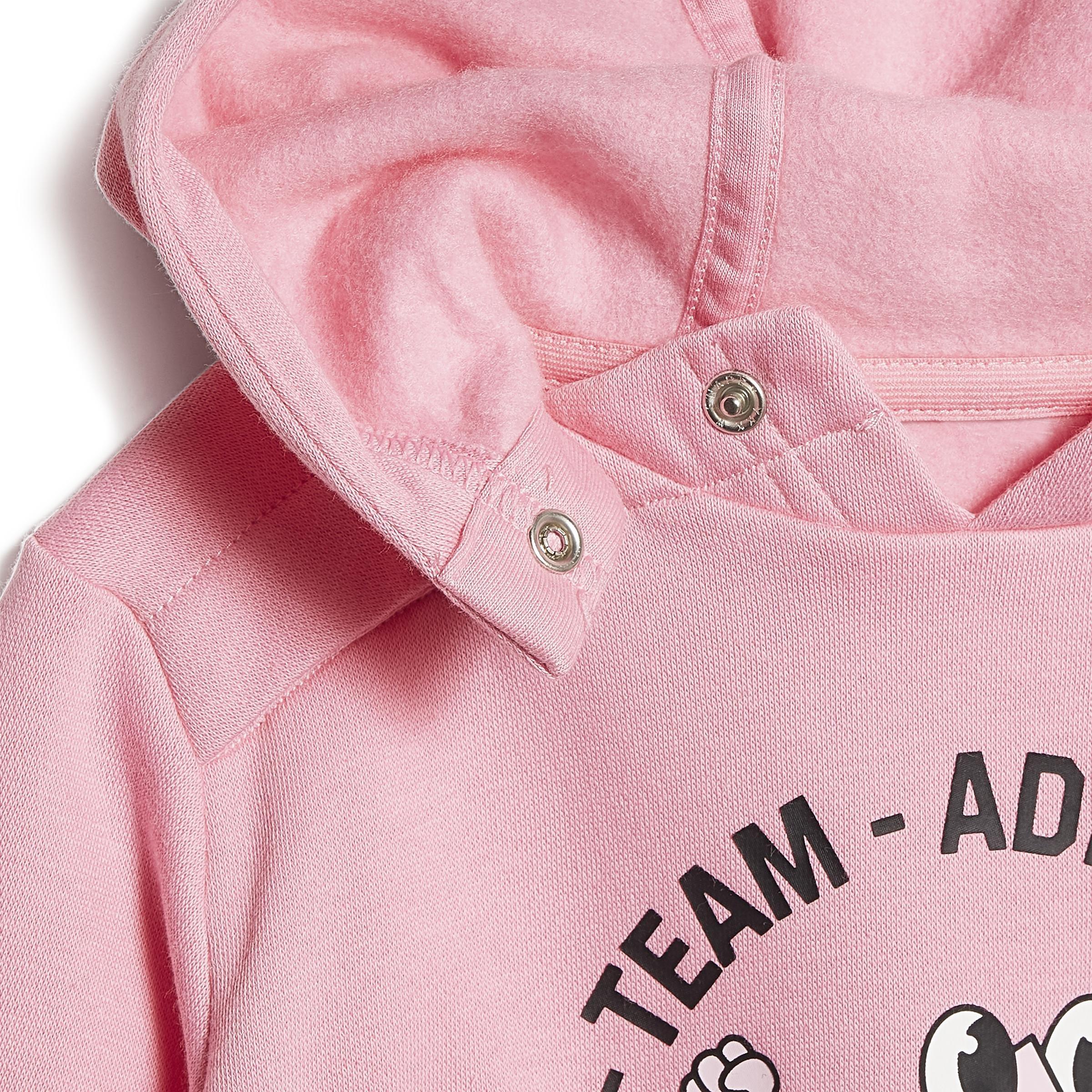 Unisex Kids Team adidas Oversized Fleece Jogger Set (Gender Neutral), Pink, A901_ONE, large image number 5