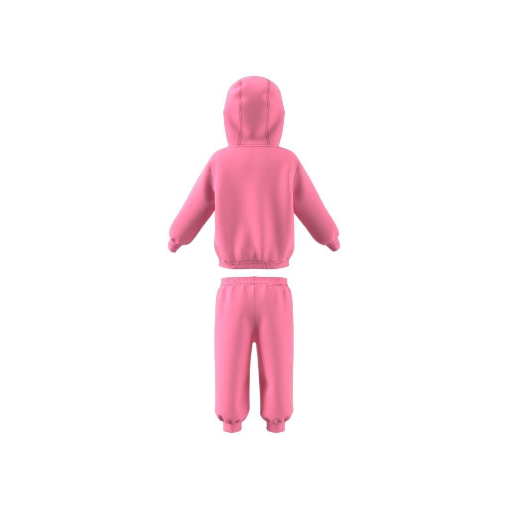 Unisex Kids Team adidas Oversized Fleece Jogger Set (Gender Neutral), Pink, A901_ONE, large image number 8
