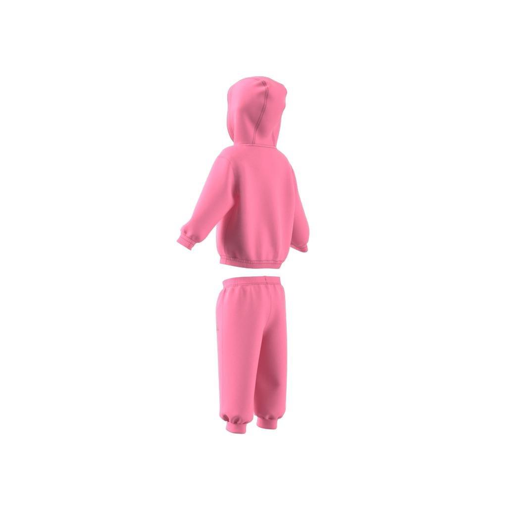 Unisex Kids Team adidas Oversized Fleece Jogger Set (Gender Neutral), Pink, A901_ONE, large image number 13