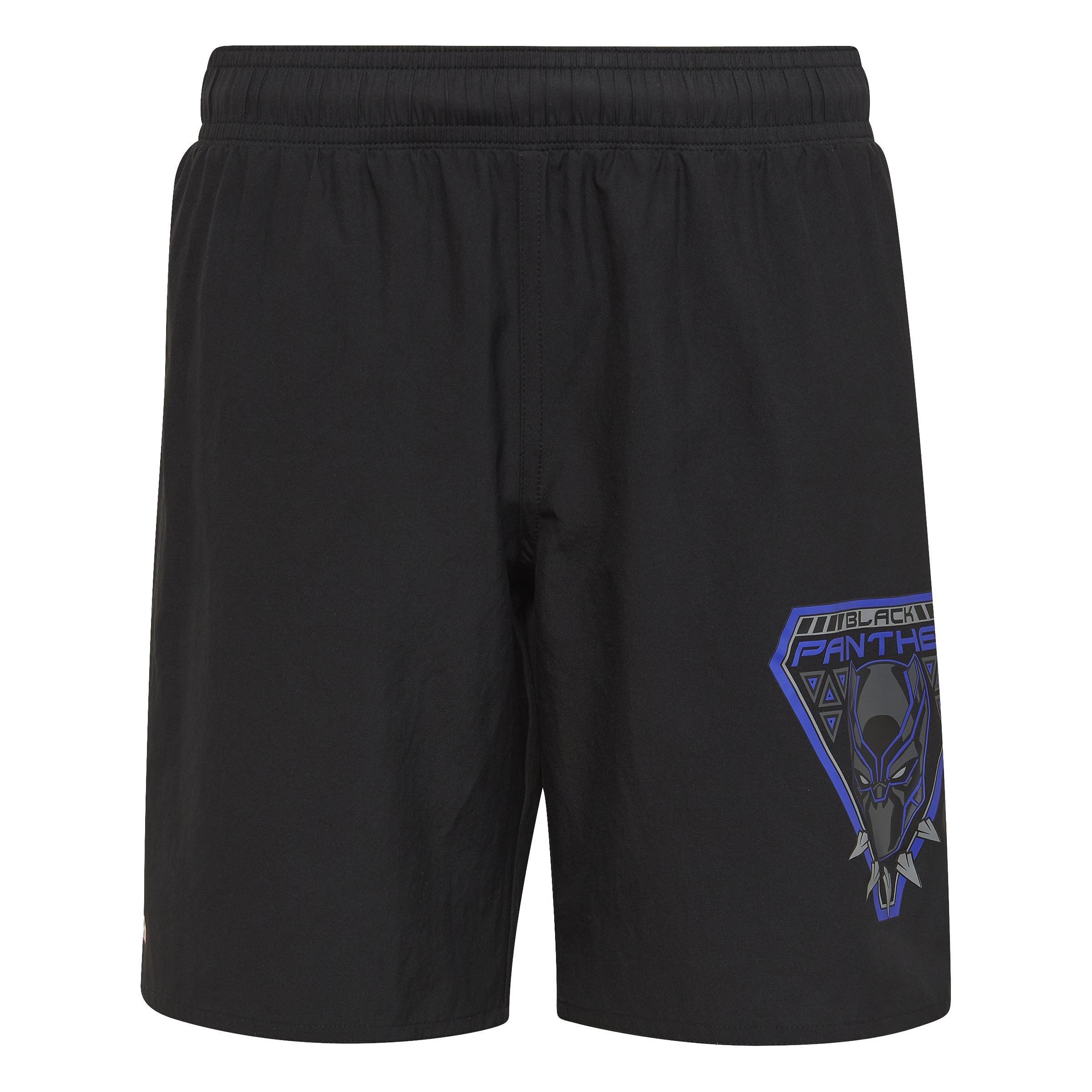 Kids Marvel Black Panther Swim Shorts, Black, A901_ONE, large image number 1