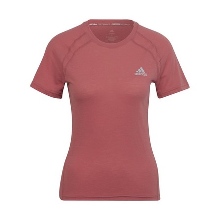 Women X-City Running T-Shirt, Pink, A901_ONE, large image number 2