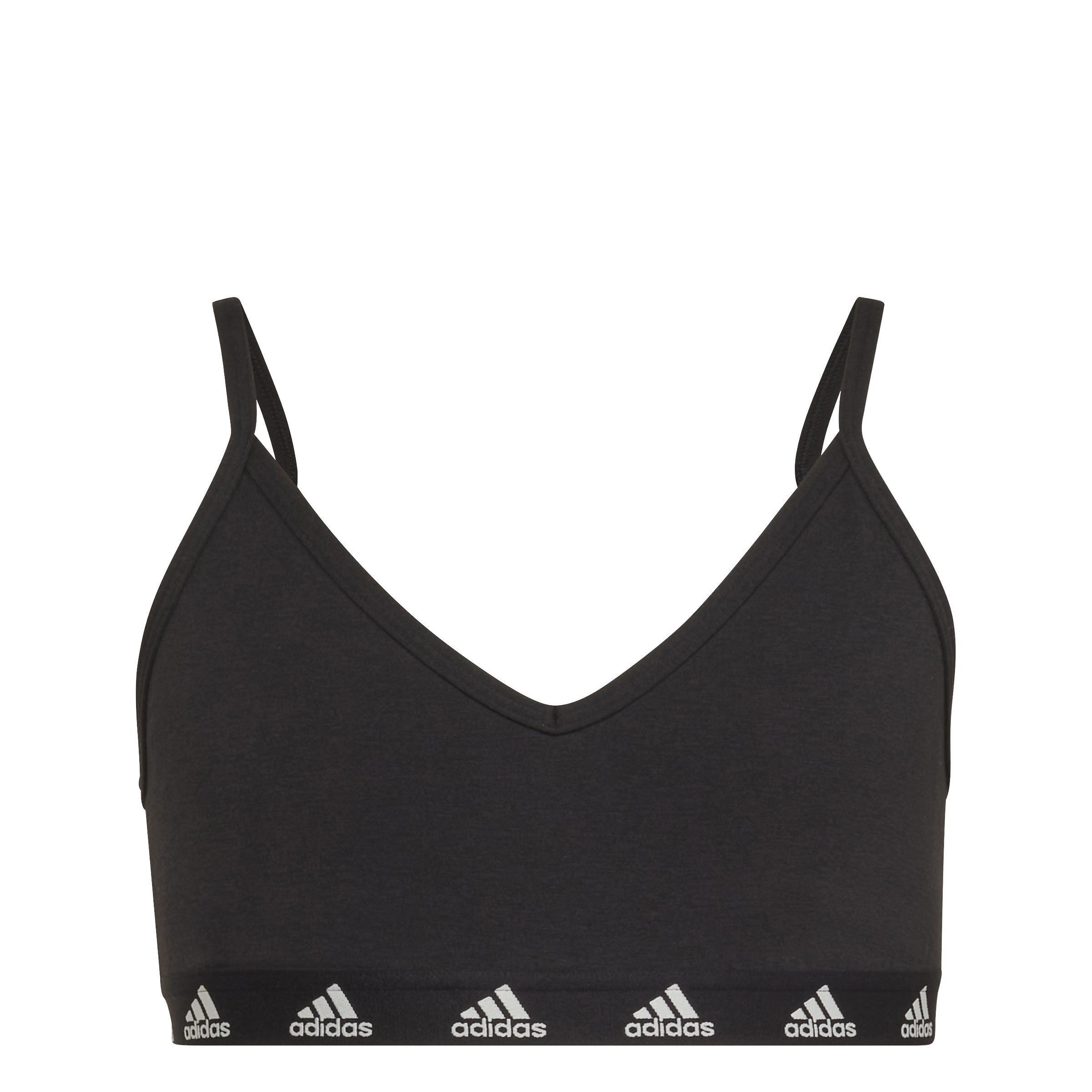 Kids Purebare Light Support Cotton Bra, Black, , large image number 0