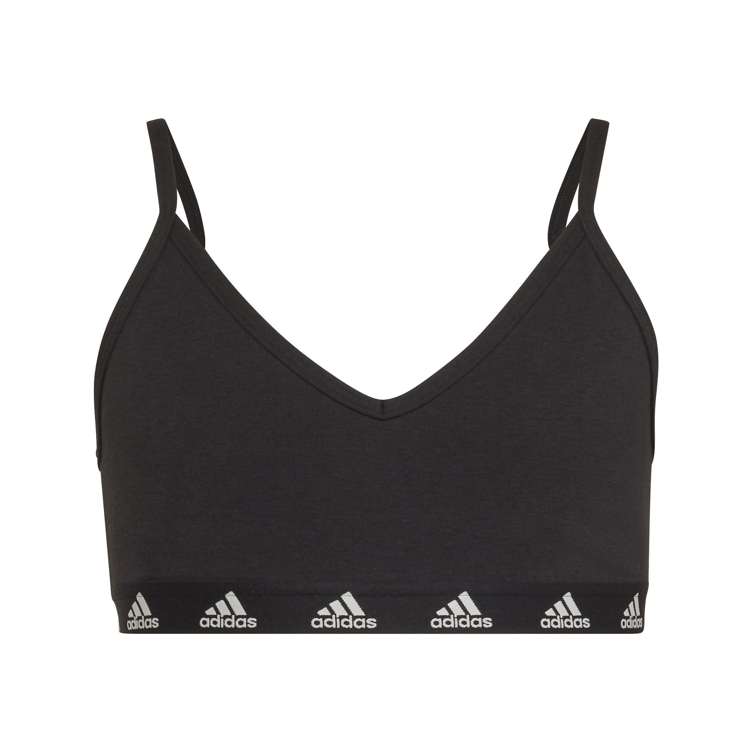 Kids Purebare Light Support Cotton Bra, Black, , large image number 1