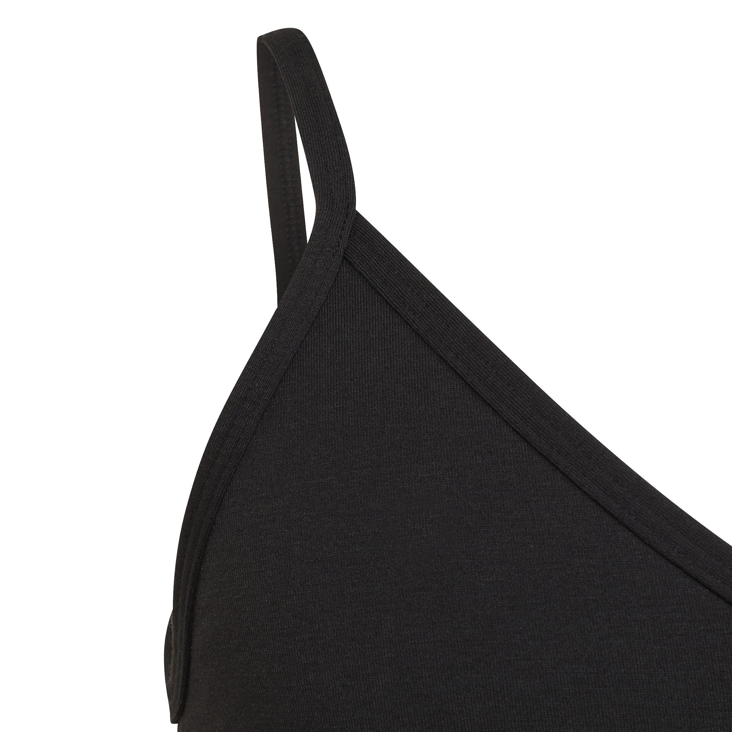 Kids Purebare Light Support Cotton Bra, Black, , large image number 5