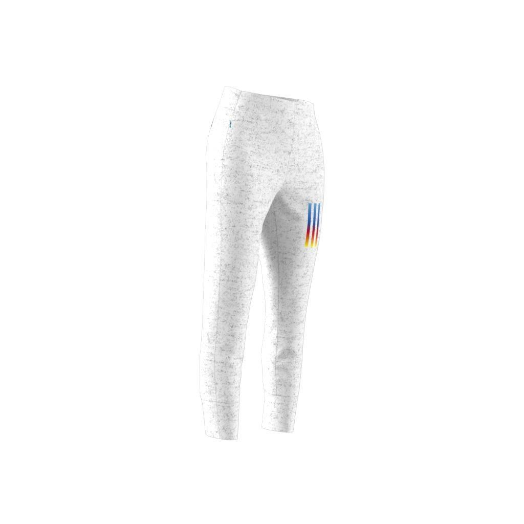 Mission Victory Slim-Fit High-Waist Tracksuit Bottoms, White, A901_ONE, large image number 9