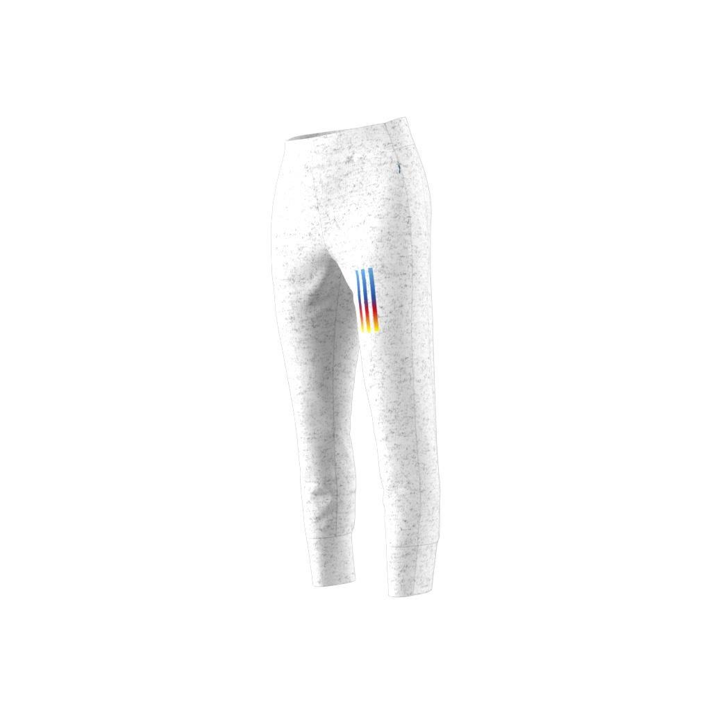 Mission Victory Slim-Fit High-Waist Tracksuit Bottoms, White, A901_ONE, large image number 11